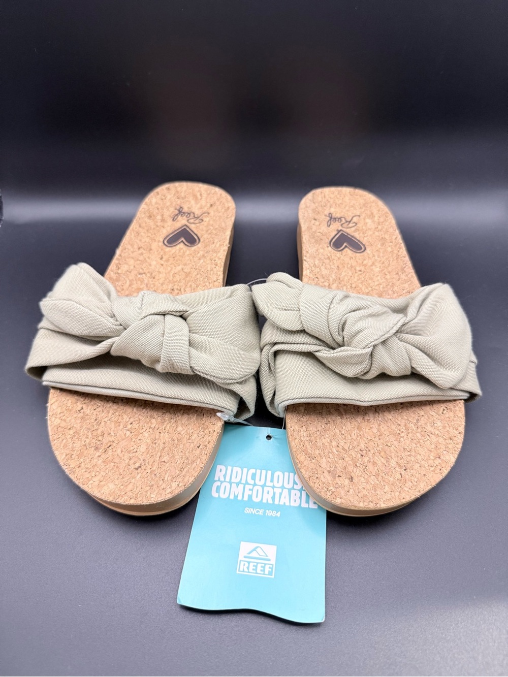 Reef - Women’s Olive ‘Knotty Scout’ Slide Sandals